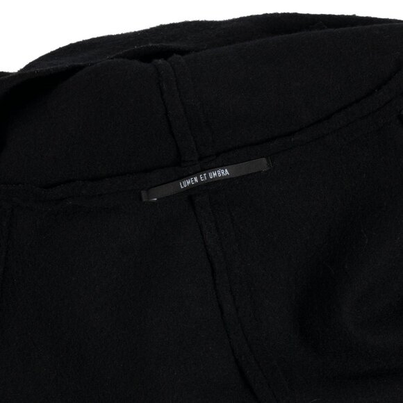 rrp €1,500 LUMEN ET UMBRA (Italy) Cashmere Melton Draped Wrap Jacket : 44 - Picture 5 of 5